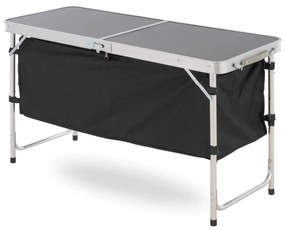 Divero 73139 Multifunkčný skladací kempingový stôl - 2 úložné boxy