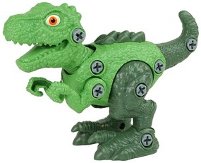 Lean Toys Sada Vajíčka s Dinosaurom na šrobovanie - zelený