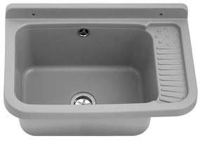 Gamma Gradia, univerzálna plastová výlevka 50,8x33,8x24 cm, šedá, GMA-KGG50-G