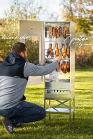 KAISER - STOVKA, prenosná udiareň, nerez