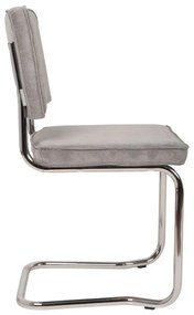 Súprava 2 svetlosivých stoličiek Zuiver Ridge Kink Rib