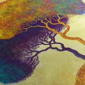Obraz - Stromy na kopci (90x60 cm)