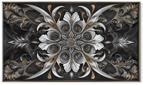 drevko |  Mandala na stenu Kráľovský ornament  465 x 80 cm