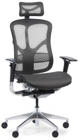 Multifunkčná kancelárska stolička WINSTON AA, sivá