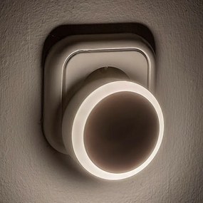 Rabalux 76000 nočné LED osvetlenie do zásuvky Zofe, senzor stmievania, 0,3W, 20lm, IP20