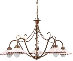 ONLI - Luster na reťazi ROSINA 5xE14/6W/230V