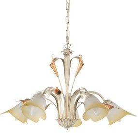 ONLI - Luster na reťazi LUCREZIA 5xE14/6W/230V krémová