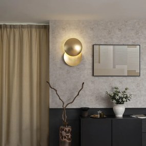 Moderné nástenné svietidlo zlaté 34,5 cm 2-svetlá - Sunrise