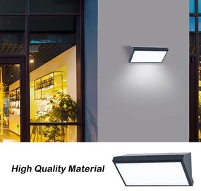 Brilagi - LED Vonkajšie nástenné svietidlo TRIANGLE LED/20W/230V antracit IP65
