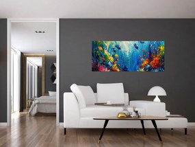 Obraz - Maľba podmorského sveta (120x50 cm)