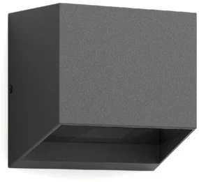 Philips Alix UltraEfficient vonkajšie nástennésvietidlo LED antracitová, 4,3 W, 800 lm, 2700 K