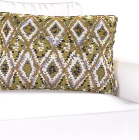 Gabika so šnúrkou, obliečka 60x40cm farba produktu viacfarebná látka zapletaná, vzorované