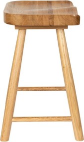 Stolička z dubového dreva v prírodnej farbe Vander – White Label