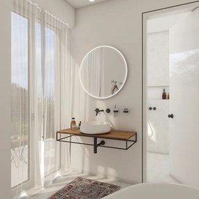 NIMCO ZP 26000R - LED Kúpeľňové podsvietené zrkadlo 6500K pr. 60 cm IP44