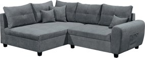 XXXLutz ROHOVÁ SEDAČKA, textil, antracitová MID.YOU - Sedačky - 002220035602