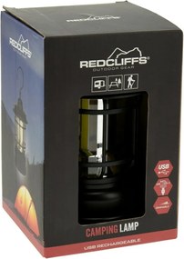 Redcliffs Závesné kempingové svietidlo, USB, 11,5 x 18 cm, stmievateľné