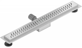 Mexen Flat nerezový sprchový žľab 70 cm vzor M09, 1028070-15