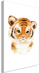 Artgeist Obraz - Little Tiger (1 Part) Vertical Veľkosť: 20x30, Verzia: Na talianskom plátne