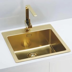 ALVEUS 1106867 - Kuchynský drez PURE 52,5x51,5 cm monarch zlatá