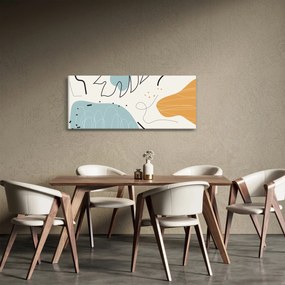Obraz - Ilustrácia listu (120x50 cm)