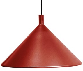Martinelli Luce Cono závesná lampa červená Ø 45 cm