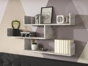 Nástenné police Cygni 003, Farby: čierny grafit