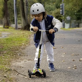 Kidwell UNO – trojkolesová balančná kolobežka pre deti 90–115 cm s LED kolesami
