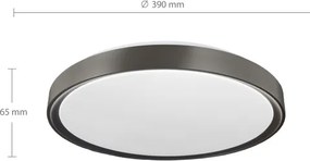 Brilagi-LED Stmievateľné svietidlo FANCIA LED/48W/230V 3000-6500K priemer 39 cm antracit + diaľkové ovládanie