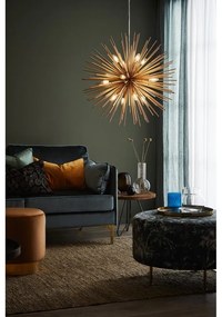 Závesné svietidlo v zlatej farbe s kovovým tienidlom 72x72 cm Soleil - Markslöjd