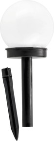 BERGE SADA 4 solárnych záhradných lámp, LED, BIELA, 10 cm, vodotesná, IP44