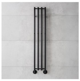 P.M.H. MO1B-RK - Elektrický sušiak na uteráky MONA 93 W/230 V 153,3 cm IP44 čierna