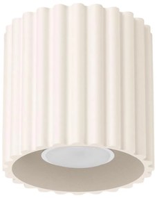 Sollux SL.1789 - Bodové svietidlo AURA 1xGU10/10W/230V 10 cm krémové