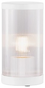 Nordlux - Vonkajšia stolná lampa COUPAR 1xE27/25W/230V IP54 biela