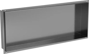 Mexen X-Wall-NR, polica na zapustenie bez príruby 75 x 30 cm, grafitová matná - 19E1753010