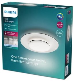 Philips- LED Stmievateľné stropné svietidlo GARNET SCENE SWITCH LED/30W/230V 4000K