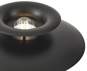 Retro stolná lampa čierna oceľ 45cm - Pauly