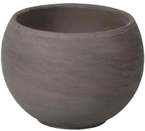 Kvetináč Luna Koule impregnovaný čadičový melír d37x28 cm