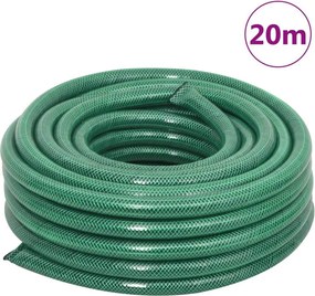 Záhradná hadica so sadou armatúr, zelená 0,75" 20 m, PVC