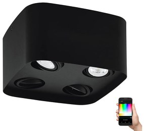 Eglo 99675 - LED RGBW Stmievateľné bodové svietidlo CAMINALES-Z 4xGU10/5W/230V