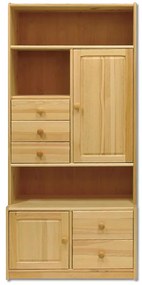 Vitrína z Borovice KW129 surová