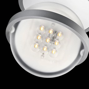 Nimbus Rim R 9 stropné LED Ø11cm 927 strieborná