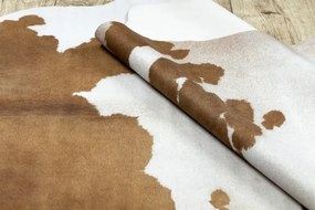 Koberec imitácia kože Krava G5069-2 biela/hnedá