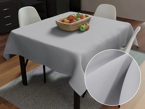 Biante Dekoračný štvorcový obrus Rongo RG-016 Svetlo sivý 140x140 cm