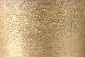 Valcová zlatá metalická sviečka Variant: Ø6 x V8cm