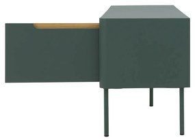Tv stolík witis 141,5 x 51 cm zelený MUZZA