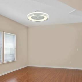 LED Stropné svietidlo s ventilátorom LED/45W/230V 3000/4000/6500K šedá