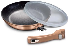 BERLINGERHAUS BH-1948 RoseGold Panvica s odnímateľnou rúčkou, 24 cm