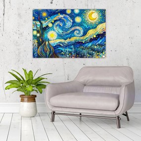 Obraz – Mozaika hviezdnej noci (90x60 cm)