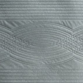 PREHOZ NA POSTEĽ VELVET2 170X210 CM STRIEBORNÝ
