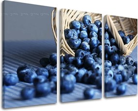 Obraz na stenu 3 dielny KUCHYŇA KU005E30 - 120x80 cm